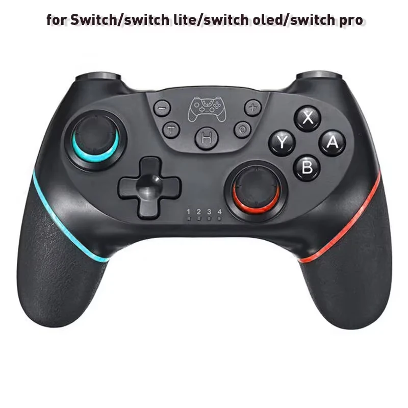 Contrôleur sans fil Turbo réglable pour Switch/NS Lite/PC - Manette de jeu vibrante à 6 axes