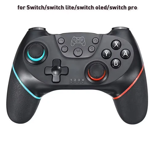 Imagen 2 del producto Controlador Inalámbrico para Switch/NS Lite/PC – Gamepad Turbo Ajustable con Vibración de Movimiento de 6 Ejes