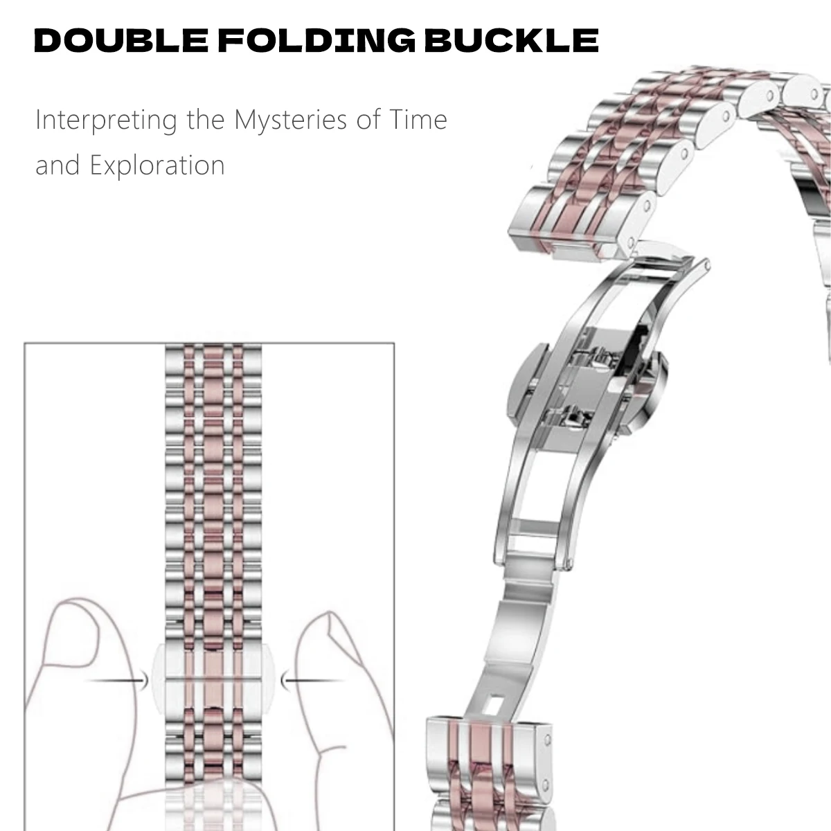 20 مللي متر 22 مللي متر 26 مللي متر حزام Quickfit من الفولاذ المقاوم للصدأ لـ Garmin Fenix 8 / Fenix 7 / Fenix 6 / Fenix 5 / EPIX 2 / Fenix 7X / Fenix 6X #3