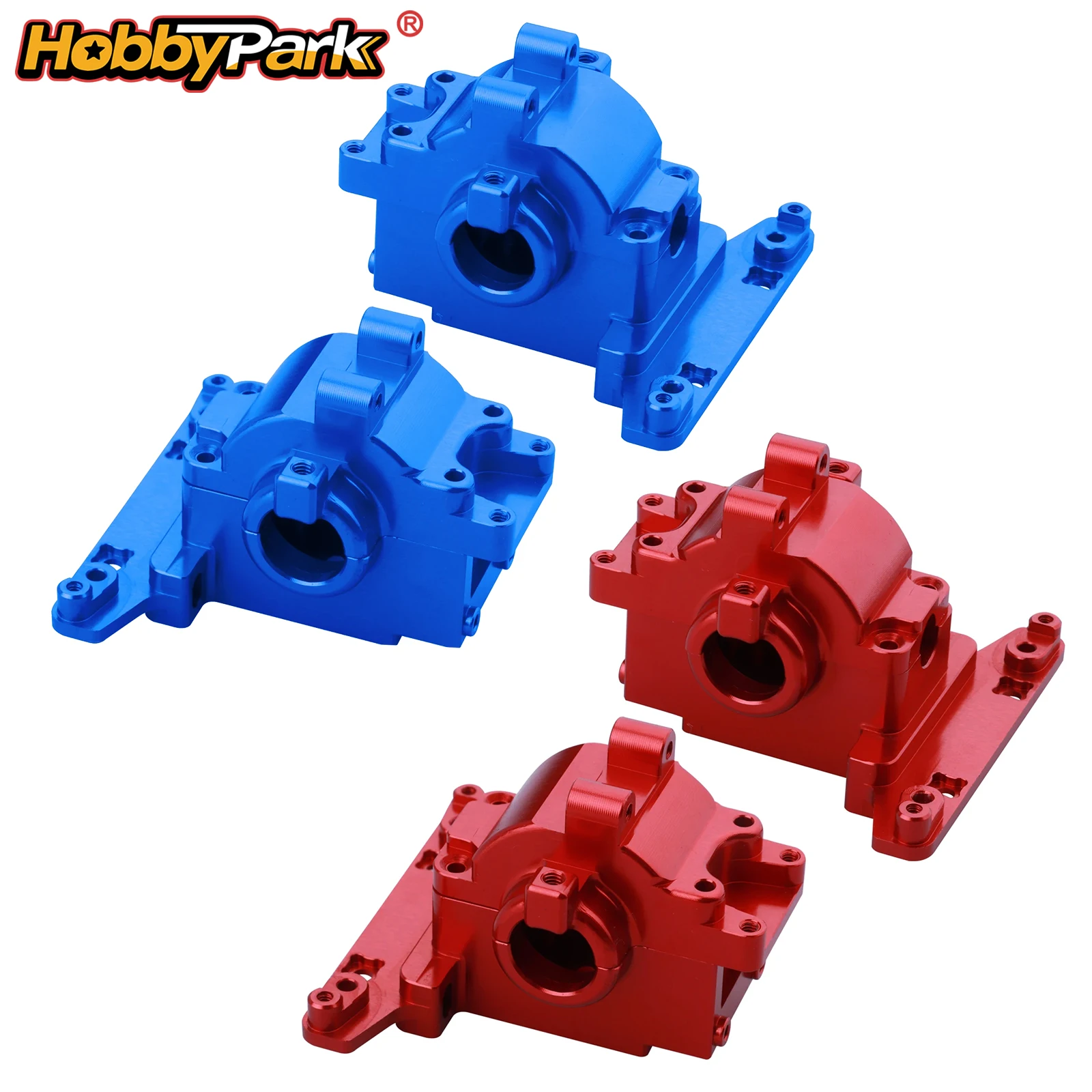 HobbyPark – boîtier de différentiel en aluminium F&R pour 1/18 Traxxas LaTrax Teton Desert Prerunner Rally SST 7530