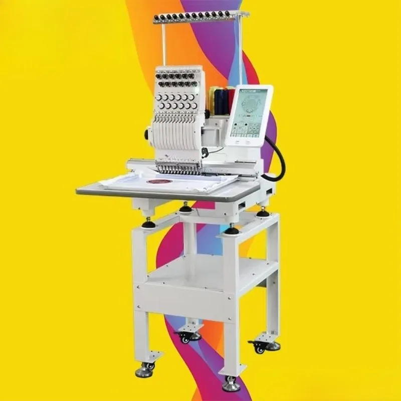 Multi Head Embroidery Machine Commercial Computerized Embroidery Equipment For Large Scale Textile Production