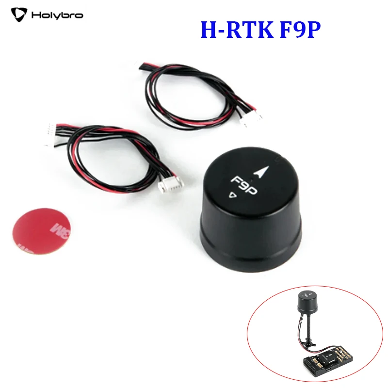 

Holybro H-RTK F9P ultralight rtk gnss module with ZED-F9P ist8310 compass helical antenna for pixhawk series