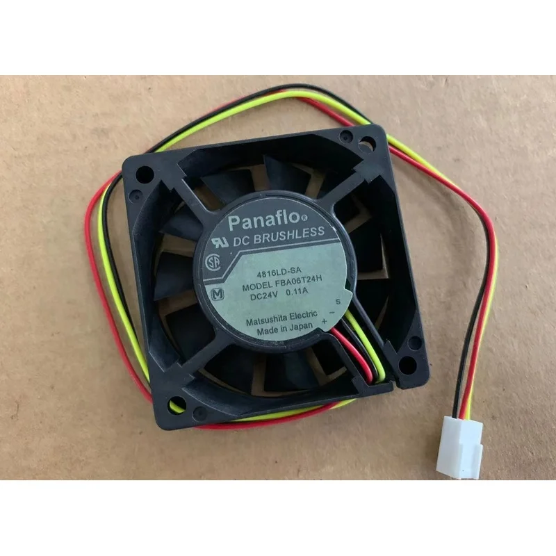 MY For panaflo FBA06T24H 6015 DC24V 0.11A 3-pin inverter cooling fan