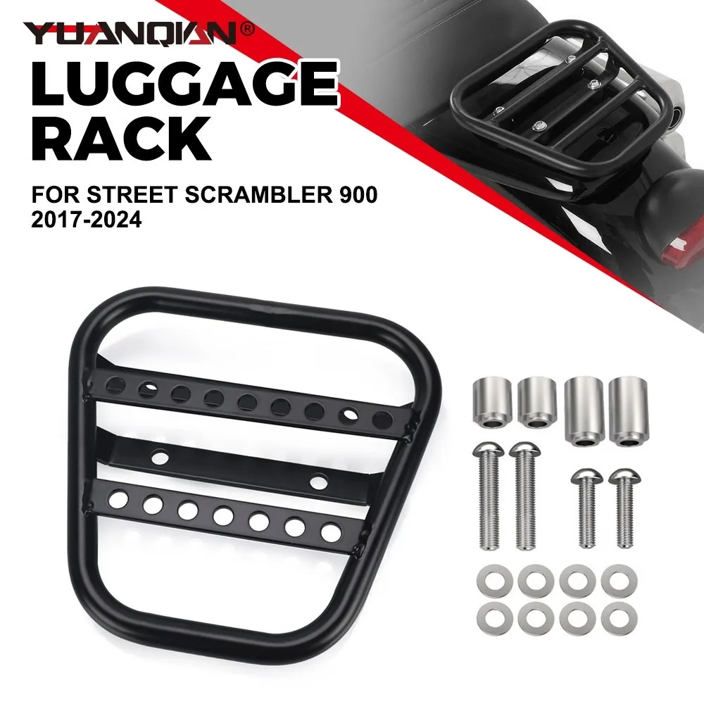 Motorcycle Accessories For Street SCRAMBLER 900 2016-2024 2025 Luggage Rack Rear Tail Rack Top Box Case Suitcase Carrier Board