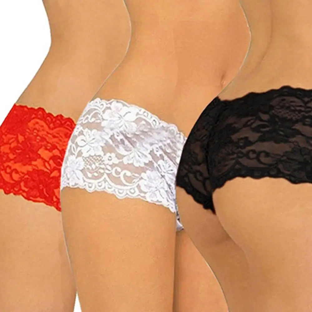 

Sexy Lace Panties Women Fashion Lingeries Floral Seamless Panty Briefs Boxer-Shorts Women Underwear Low Waist Underwear 2020