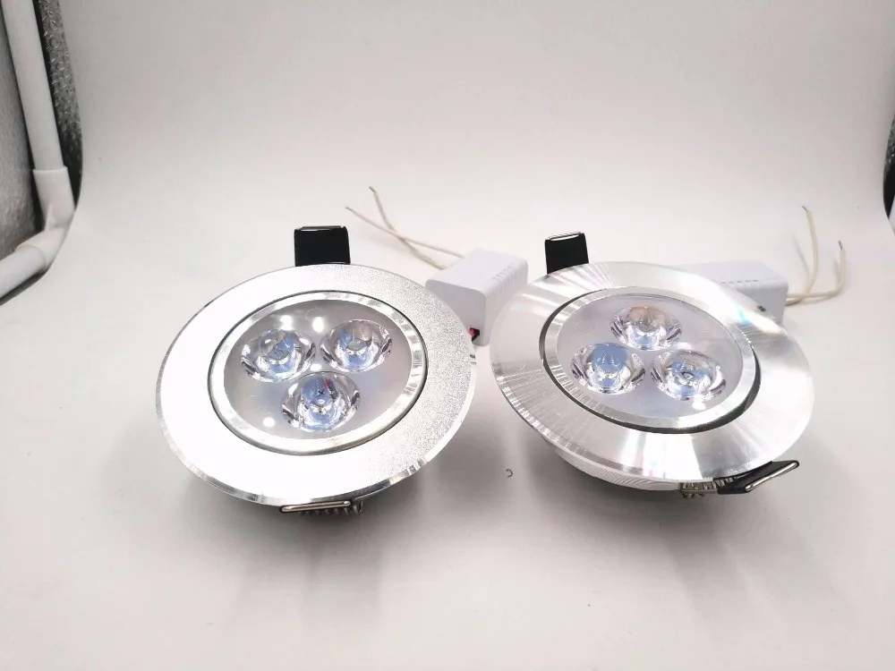 LED Downlight 3 W 8 kolory reflektory okrągły lampa wpuszczana 220 V 230 V 240 V żarówka Led sypialnia kuchnia kryty LED oświetlenie punktowe