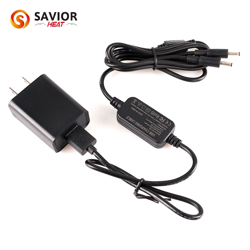 

Оригинальное USB-зарядное устройство Savior Heat для литий-полимерной аккумуляторной батареи 2200 мАч/3000 мАч, перчатки с подогревом, варежки, вкладыши, носки, куртки