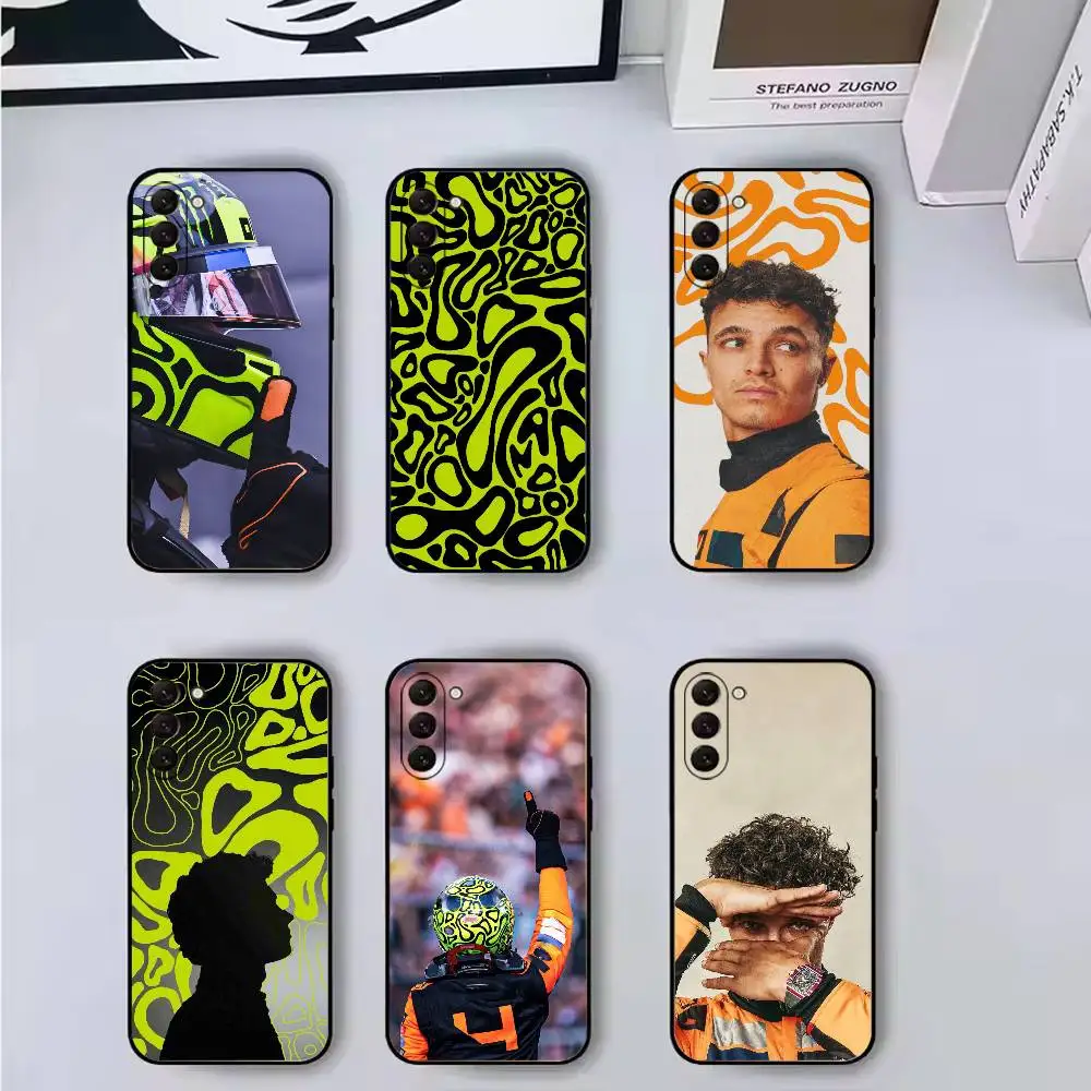 

Racer Lando N-Norris Phone Case Silicone Soft For Samsung Galaxy A73,A72,A71,A70,A53,A52,A51