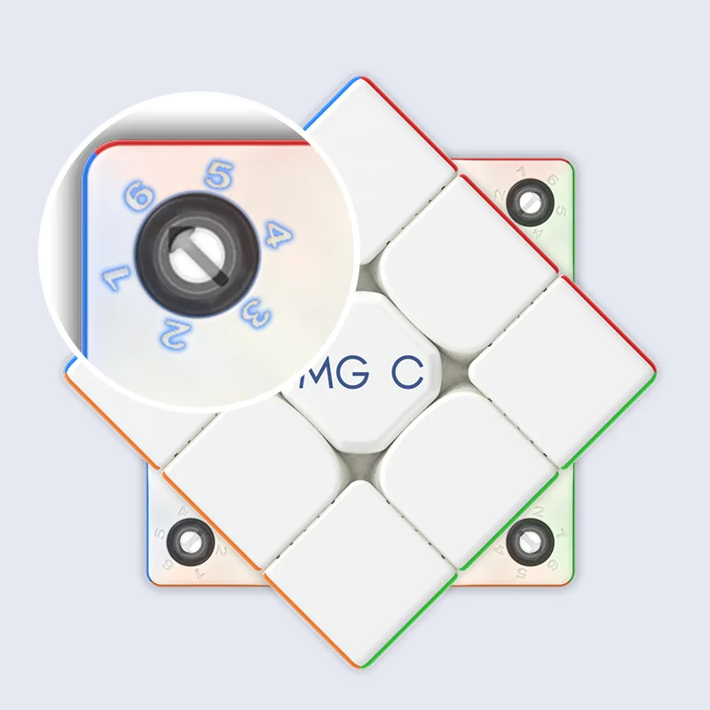 

YJ MGC EVO 3X3X3 Magnetic Magic Speed Cube Stickerless Professional Fidget Toys Cubo Magico Puzzle