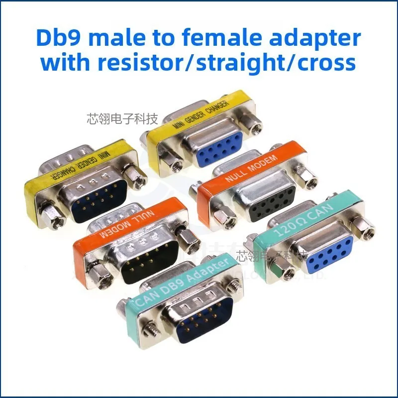 1/5PCS DB9 9Pin Male to Female/Male to Male/Female to Female Mini Gender Changer Adapter RS232 Serial Plug Com Connector DB9