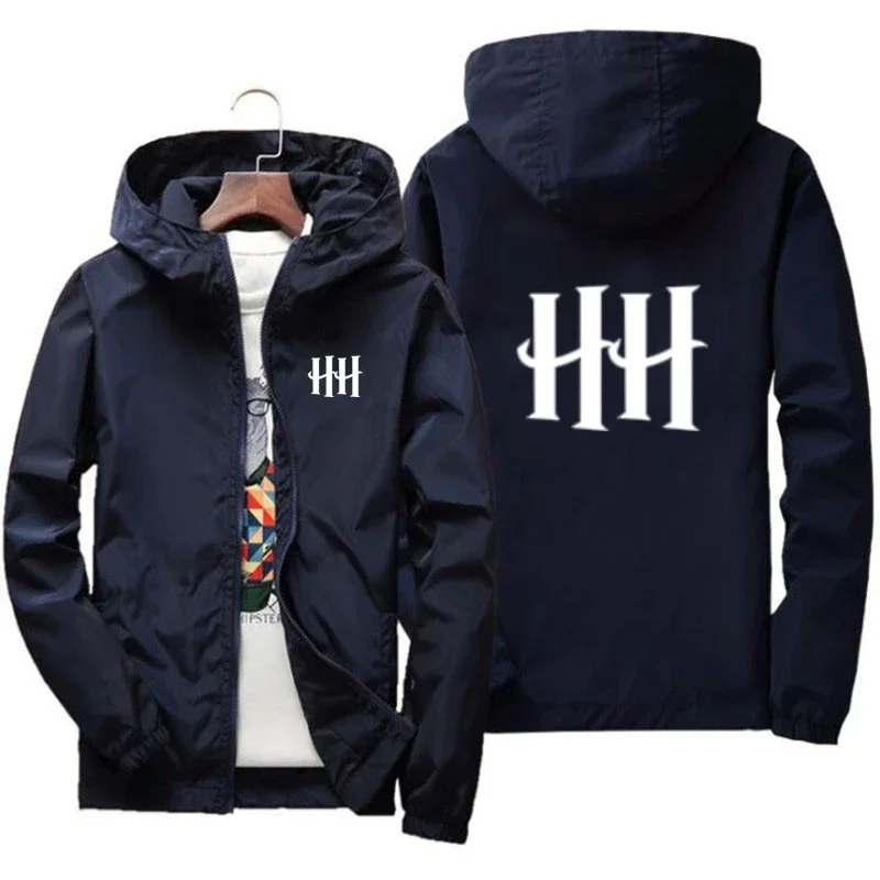 

2025 Spring/summer new jacket Casual fashion jacket, men's outdoor clothing men's windproof zipper jacket windbreaker
