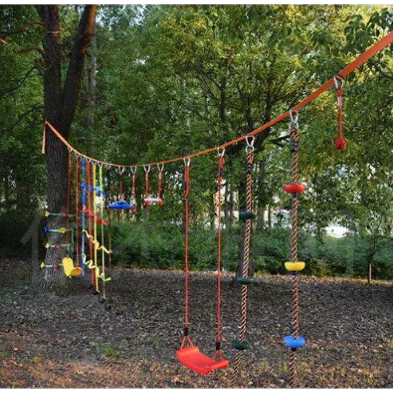 屋内屋外キッズスイング - アクティブジムリング、フライングジムスタイルの懸垂機能付き、子供用フィットネススポーツプレイエクササイズおもちゃ