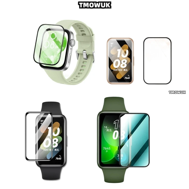 

For Huawei Band 6 7 8 9 10 B6 B7 Watch D2 Fit 3 4 Pro Special Edition Full Cover Flexible Screen Film 3D Curved Protector