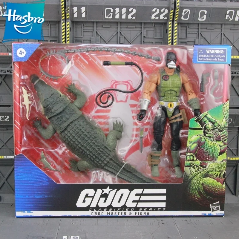 Spot Hasbro Special Forces Crocodile Master Deluxe Edition 6-inch Joint Movable And Collectible Birthday Gift Tabletop Decoratio