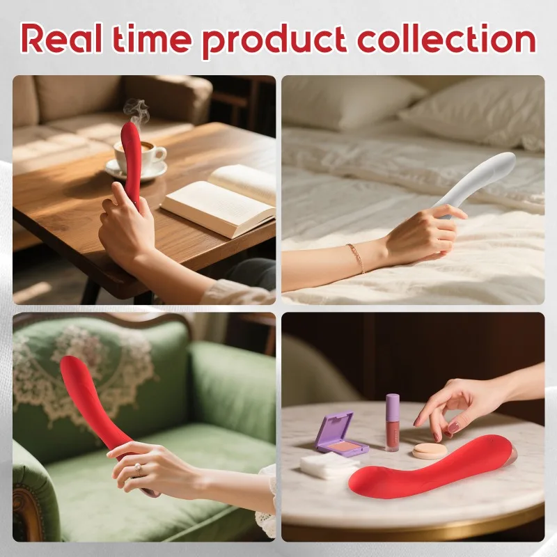Сенсорный переключатель, выдвижной свободно нагреваемый вибратор AV, женская секс-игрушка
