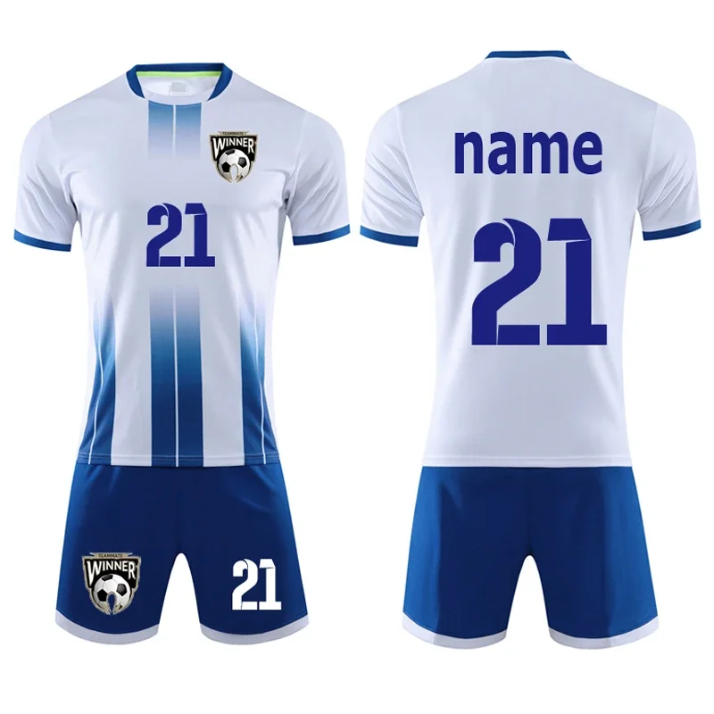 Children Football Jerseys Sets Men Boys Soccer Clothes Suit Long Short Sleeve Kids Football Uniforms Soccer Tracksuit Jersey Kit