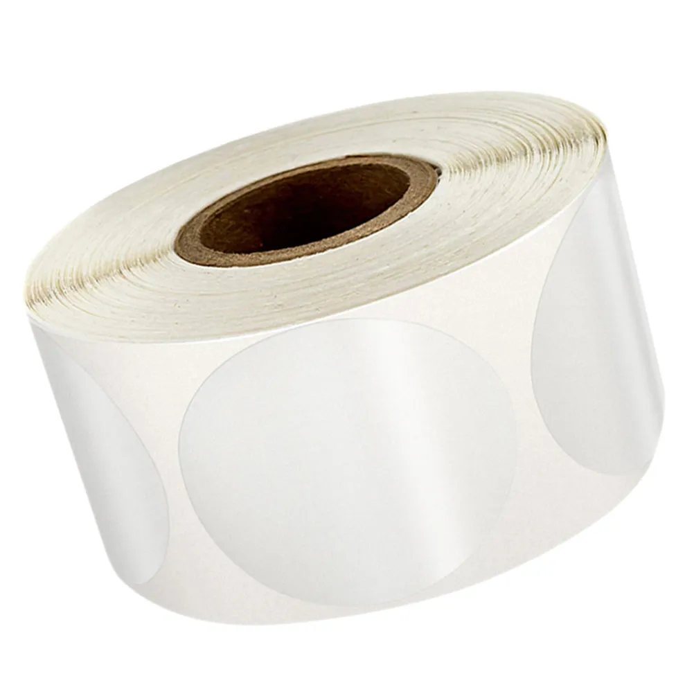 

500pcs Round Sealing Sticker Bopp Plastic Transparent Self-Adhesive Label For Candy Bag Cookie Packaging Diy Decoration Seal