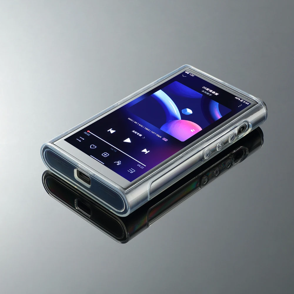 Soft Tpu Clear Crystal Protective Shell Skin Case Cover for FiiO M15S