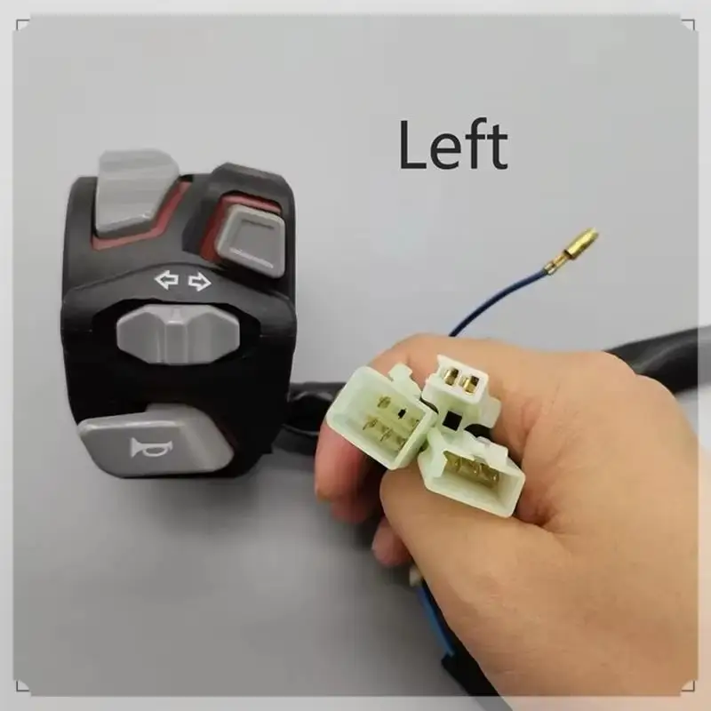 Motorstuur Multi-Schakelaar 7/8In 22Mm Met LED Voor Koplamp En Knipperlicht, Waarschuwingssignaal, claxon Startknop