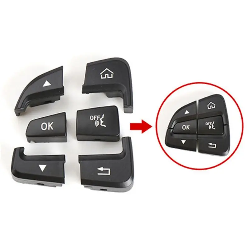 A85E-Car Steering Wheel Button Multifunction Control Switch For Mercedes Benz C-Class GLC Class W205 W253 2015- 2021 view 3