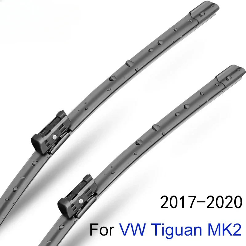 

Front Wiper Blade For VW Tiguan MK2 2017 2018 2019 2020 Windshield Windscreen Window 26"+21"