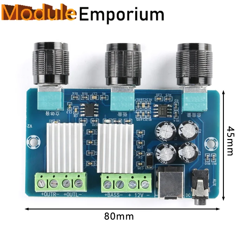 Hot Sale 30X2W Power 2.1 Channel Class D Stereo Digital Audio Amplifier Board YDA138-E