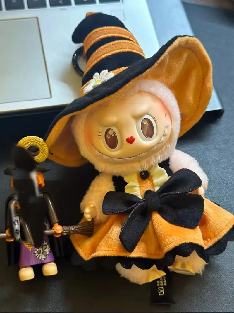 In Stock Hot Sales Mokoko Happy Halloween Party Limited Series Magic Pumpkin Labubu Rubble  Vinyl Doll Cute Toys Birthday Gift ﻿