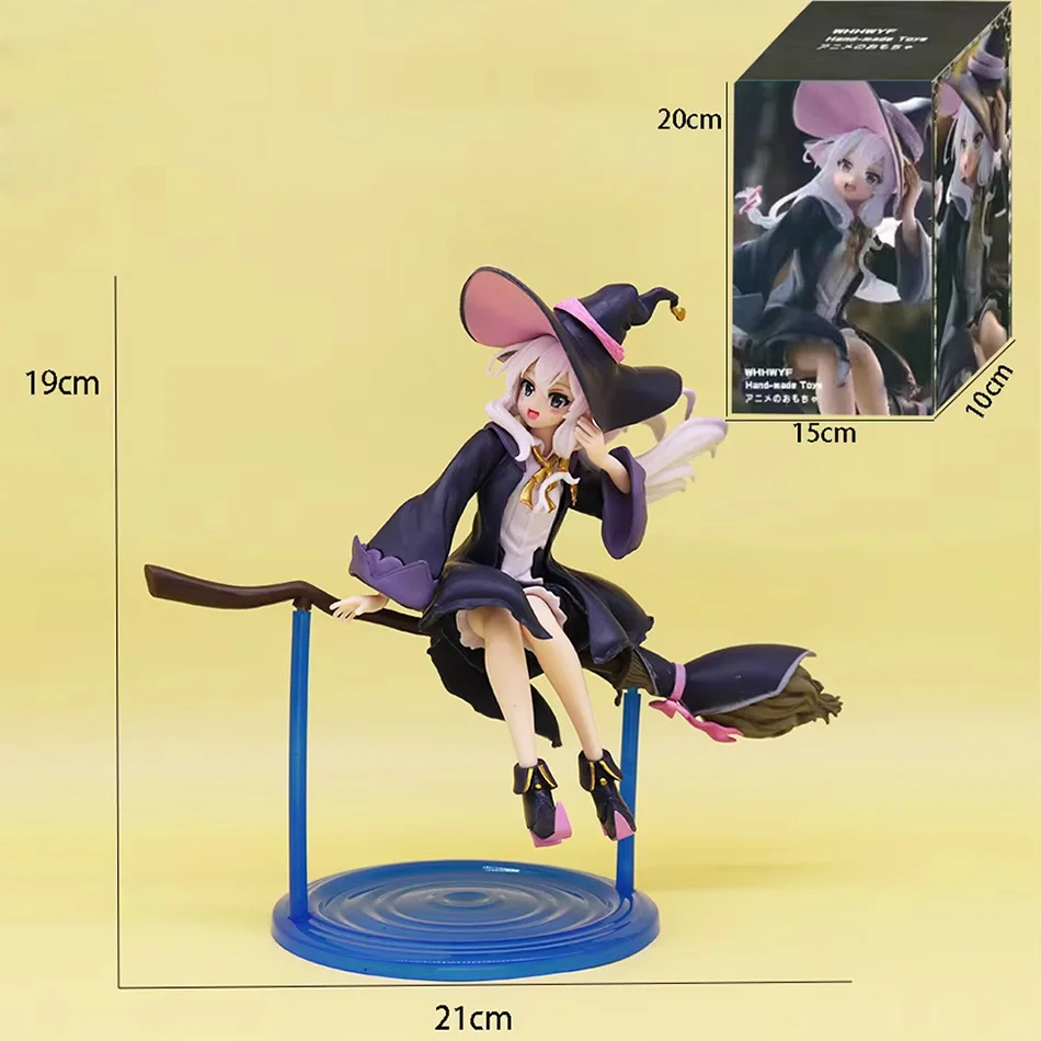 New Hot Wandering Witch: The Journey Of Elaina 19cm Elaina PVC Action Figure Model Toys For Kids party gift