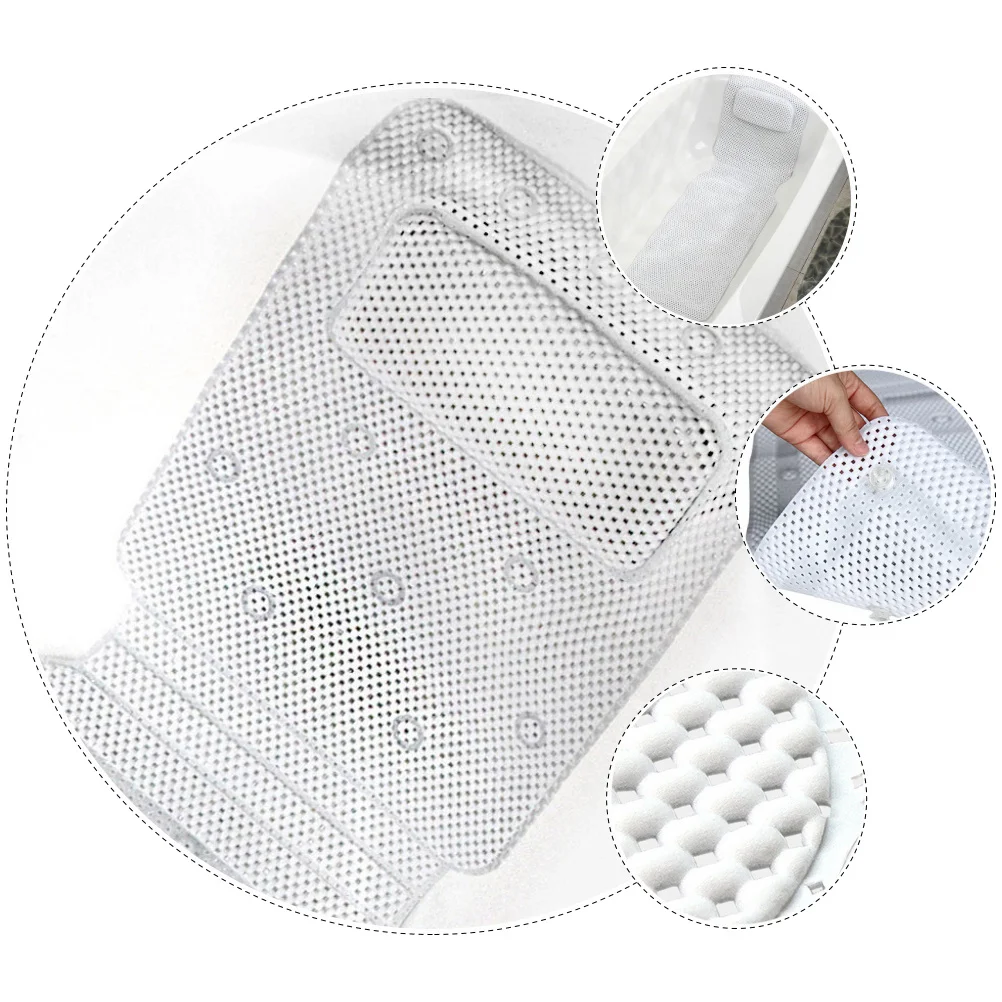 

1Pcs Home Bathtub Mat PVC Foam Non-Slip Bath Pad Suction Cups Fast Drying Easy Clean Shower Mat Non-Slip Bathtub Pad