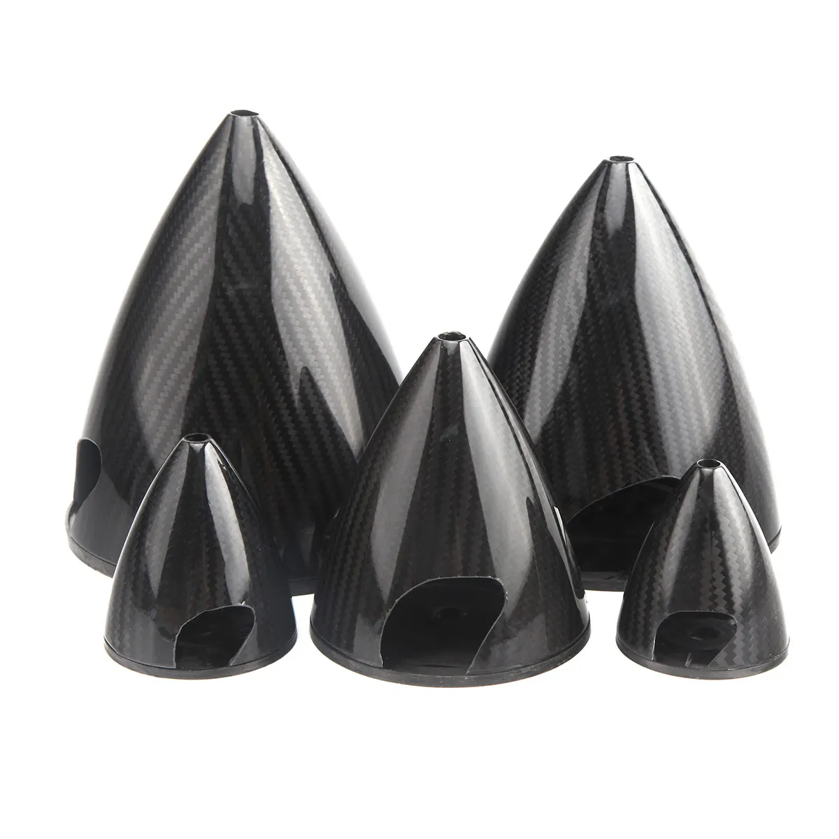 1Pcs 3K Processing RC 3 blade Carbon Fiber Spinner 2.25\