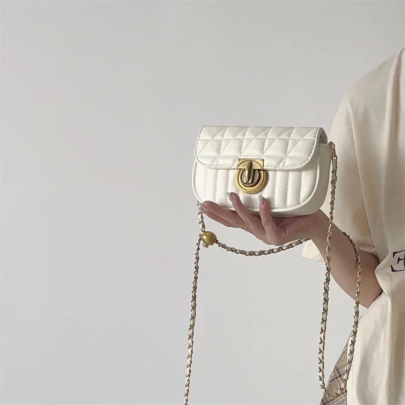 Bags for women crossbody bags Shopper new women\'s bags diamond grid lock chain small bagshoulder crossbody bagsmini
