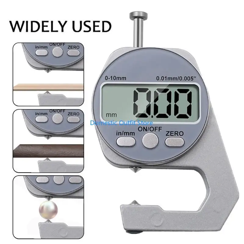 

Easy to Use Digital Thickness Indicates Digital Thickness Reader Digital Calipers Small for Automotive & Building Use 68TC