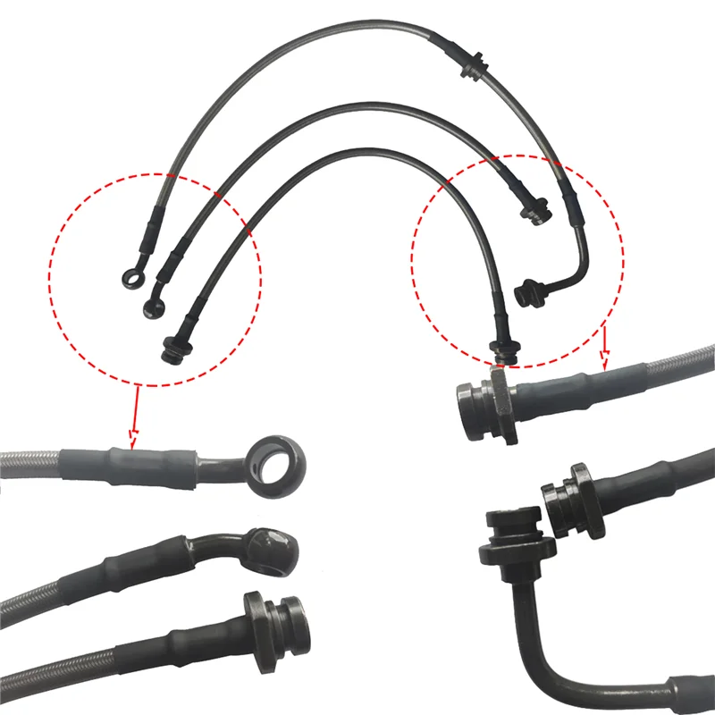 

Practical Extend Lengthened Brake Hose 2-3 Inches Offroad Suspension Lift Kits Brake Lines For 2007-2017 Suzuki Jimny JB23 JB43