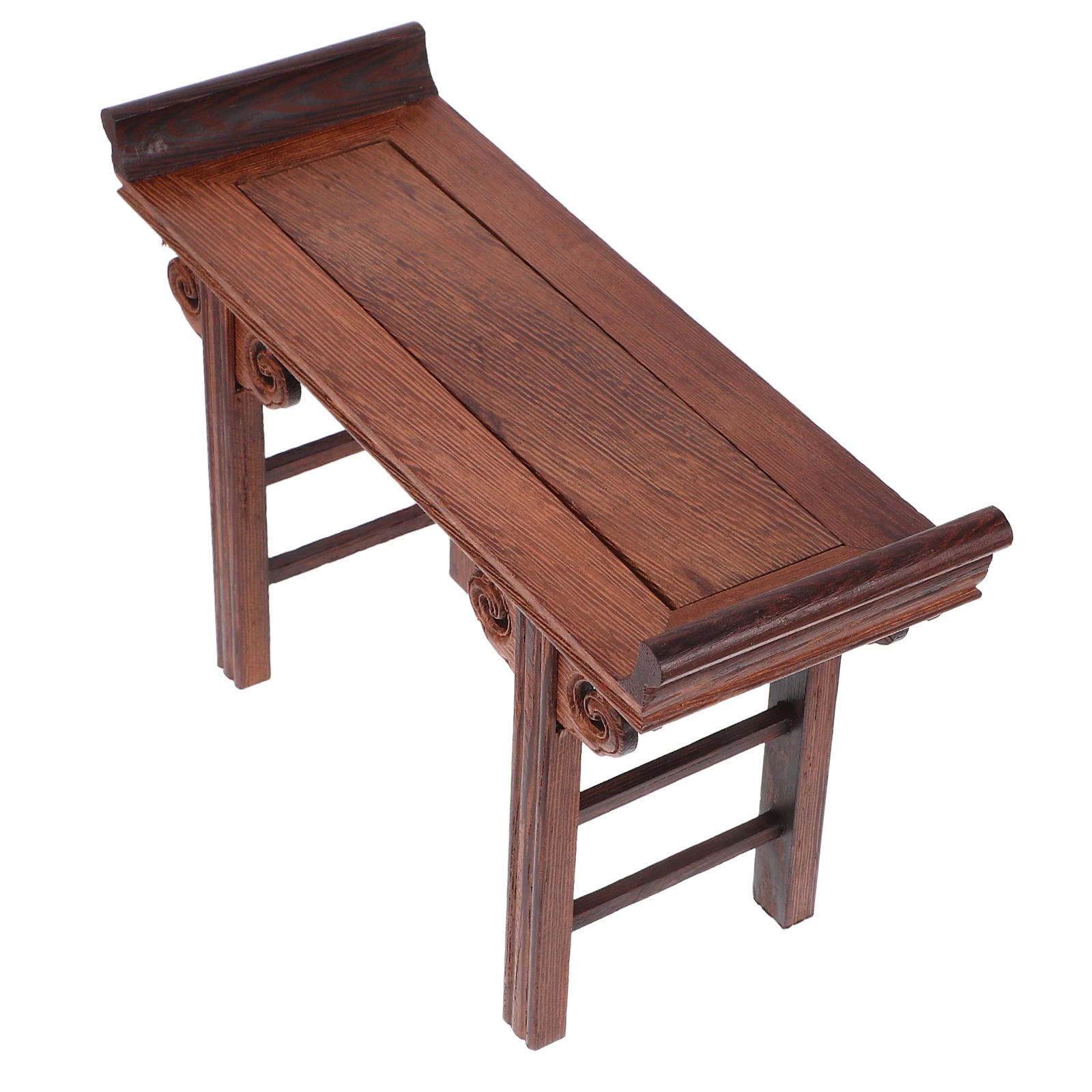 

Red Offering Table Plant St Japanese Style Wood Pedestal Riser St Column Solid Wood Display Vase Base Small Altar