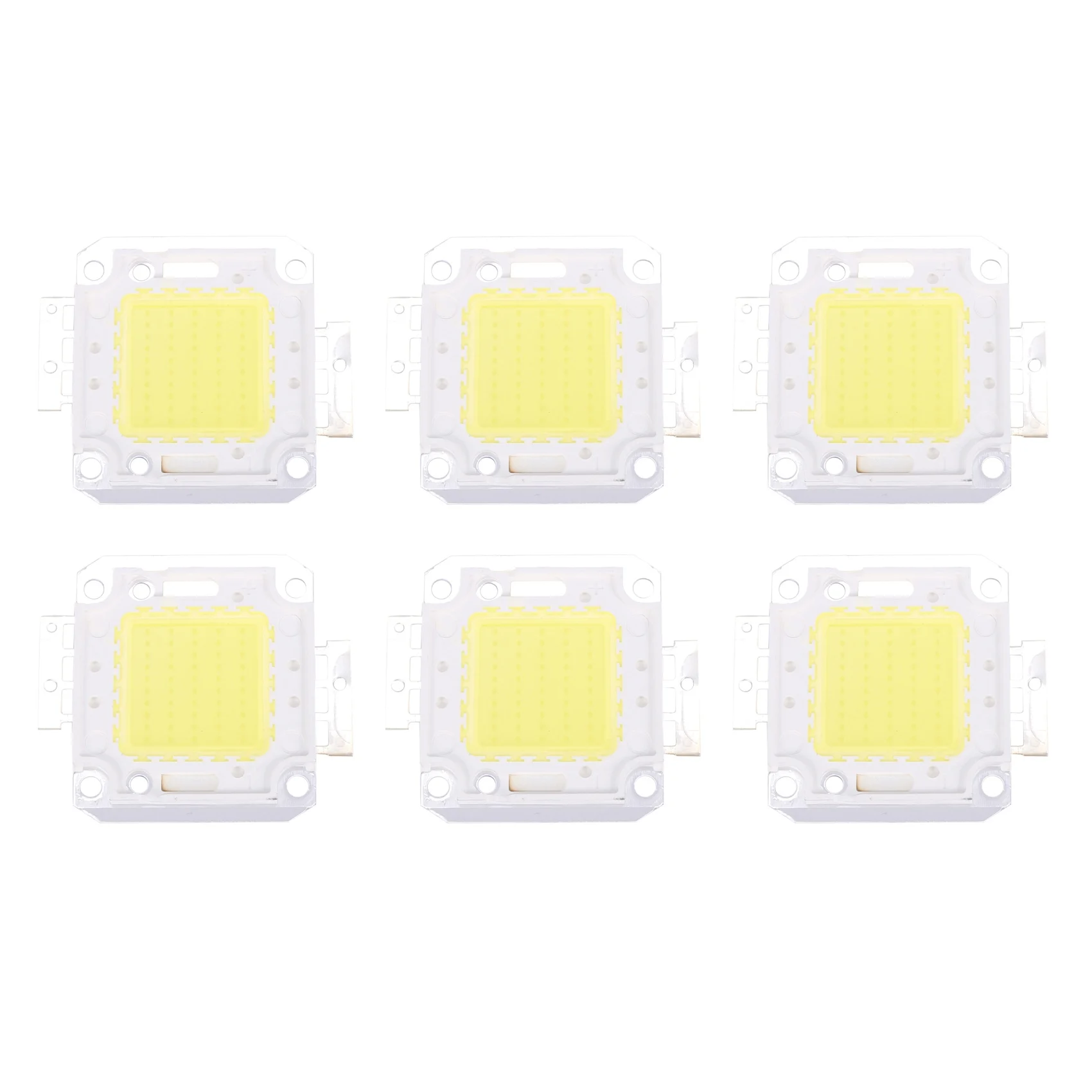 6X High Power 50W LED Chip Bulb Light Lamp DIY White 3800LM 6500K