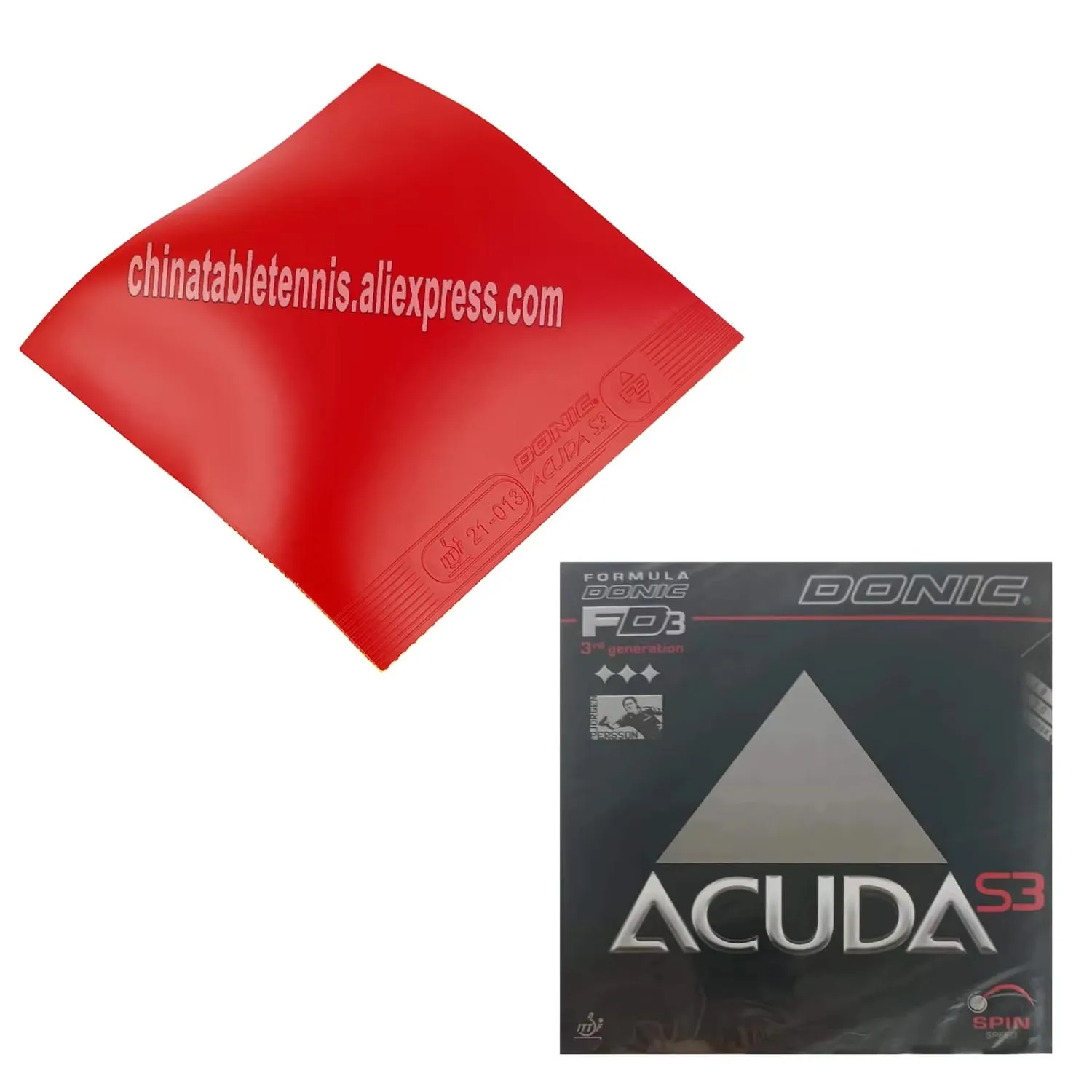

Накладка для настольного тенниса DONIC ACUDA S3, сделано в Германии, вращающиеся универсальные шипы с губкой для пинг-понга tenis de mesa