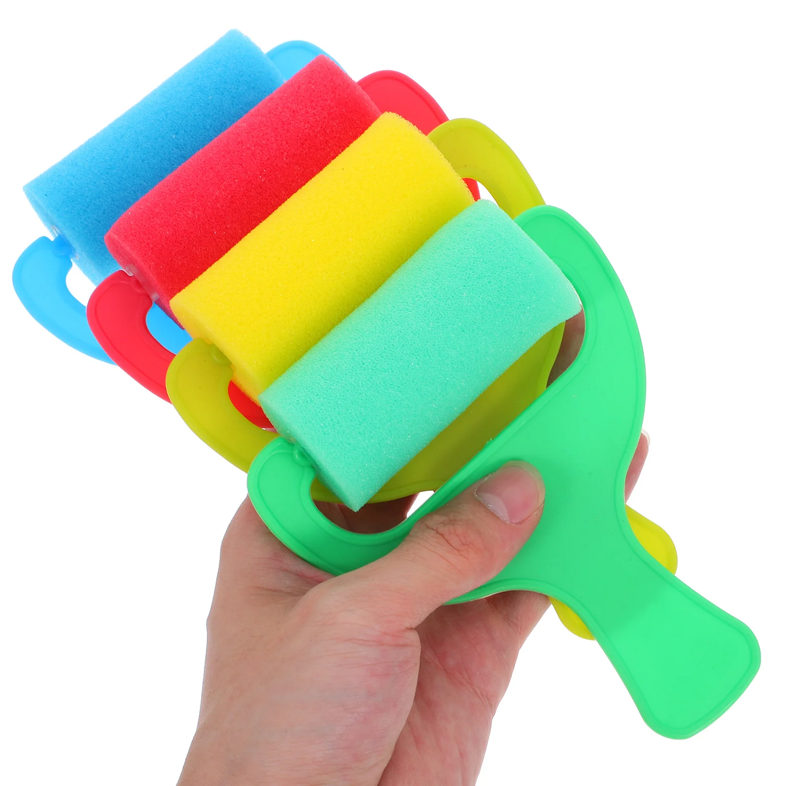 

12 Pcs Kids Painting Tools Sponge Rollers Brushes Roller Accessories Child Art Paint Brush Set DIY Teaching Aids