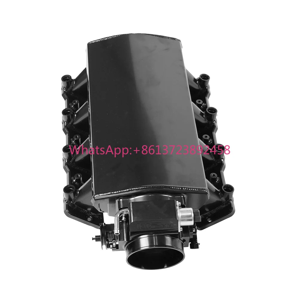Hot Sale 102MM Aluminum Low LS3 L92 L99 LSA Intake Manifold 6.2L Black Silver with Throttle Body with Fuel Rails