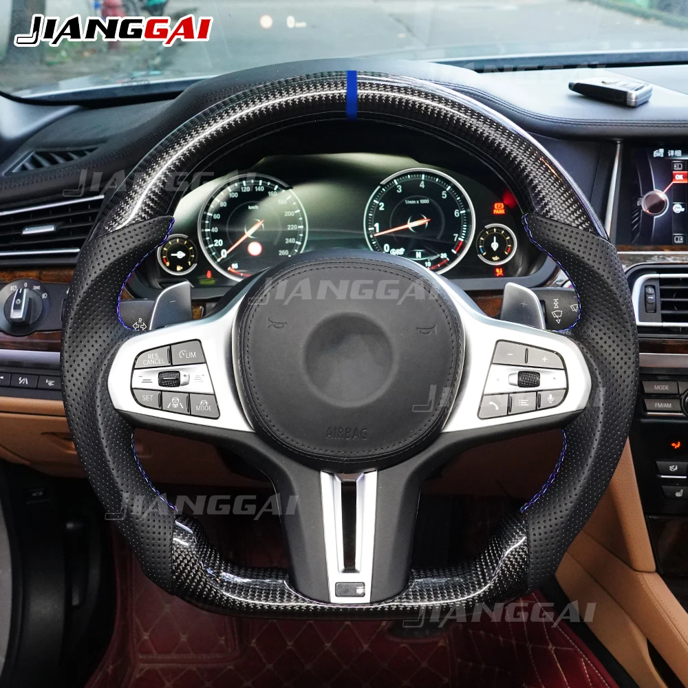 

Heated Carbon Fiber Car Steering Wheel For BMW M3 G80 M4 G82 M5 F90 M8 X3M X4M X5M X6M F97 F95 F96 G20 G30 G22 G01 G02 G05 G06