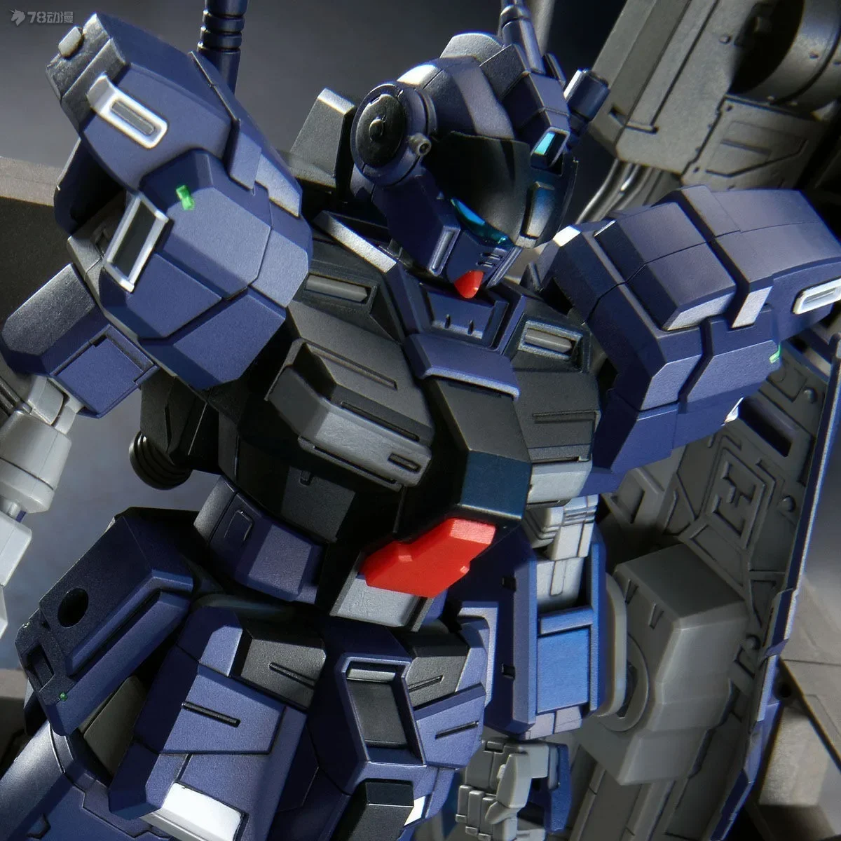 BANDAI Oryginalna wersja HG dostępna tylko w sieci RX-80PR PALE RIDER DII（TITANS）1/144 Anime Model do Składania Zabawki Prezent dla Chłopców Kolekcjonerski