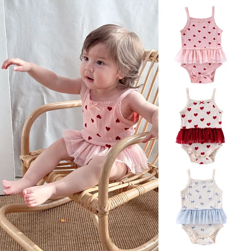 

Baby Girl Romper Summer Toddler Baby Girl Clothes Sleeveless Dresses Bodysuit Infant One-piece Jumpsuit