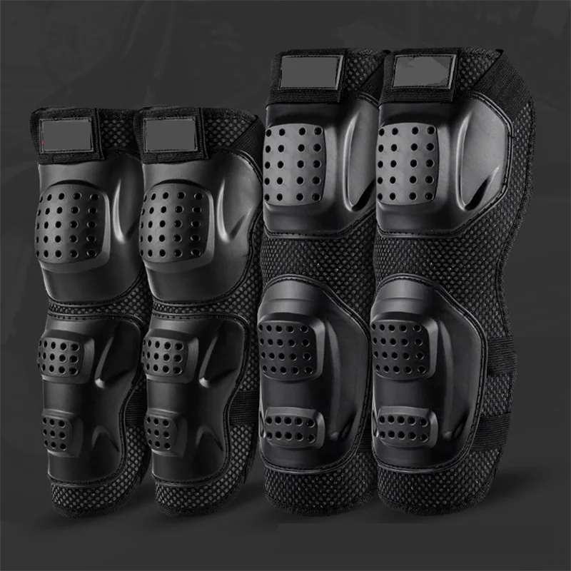 Motorcycle Anti-Shattering Knee Pads, Protection Equipment, Breathable Elbow Pads, Riding Protection, Outdoor