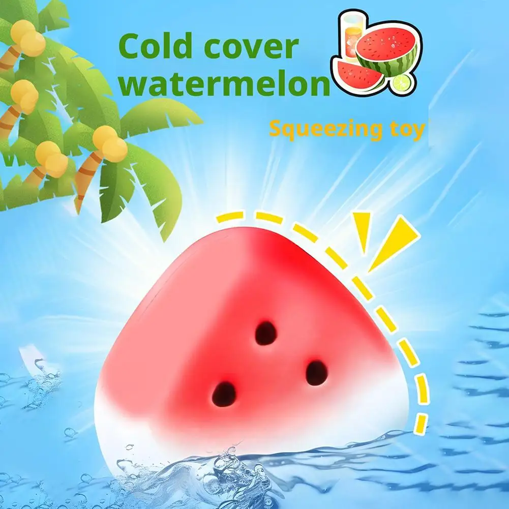 Anti-stress Squishy Watermeloen Speelgoed Langzaam Stijgende Fidget Speelgoed Fruit Pinch Squeeze Speelgoed Grappig Stress Reliever Fidget Zintuiglijke Speelgoed