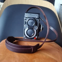 Camera Shoulder Strap Pure Leather Portable Strap Scissors Type Buckle for Rolleiflex 3.5F/2.8F Strap Camera Accessories