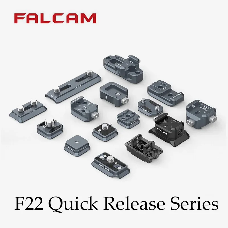 Серия быстросъемных Falcam F22, базовый комплект быстросъемной пластины/резьбового адаптера V2/пятипозиционная пластина/адаптер холодного башмака