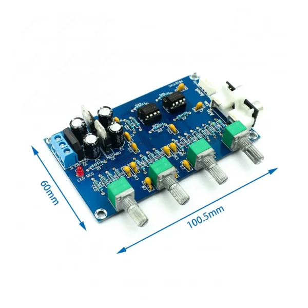 XH-M164 Amplifier Tuning Board Preamp Board Tone Board NE5532 Amplifier Beautification Adjustment High Bass Adjustment Module