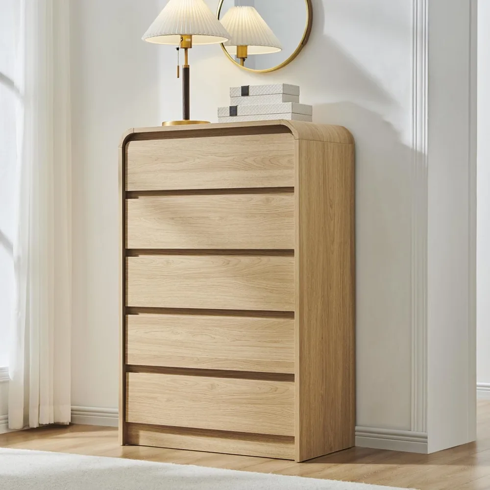 Modern 5 Drawers Dresser for Bedroom, 45