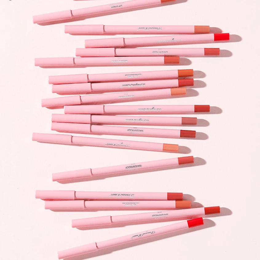 ลิปไลเนอร์กันน้ํา Matte Matte สีถั่วเหลือง Hook Line Lip Plumping ลิปสติกดินสอปากกาโฟมไม่เสียสี
