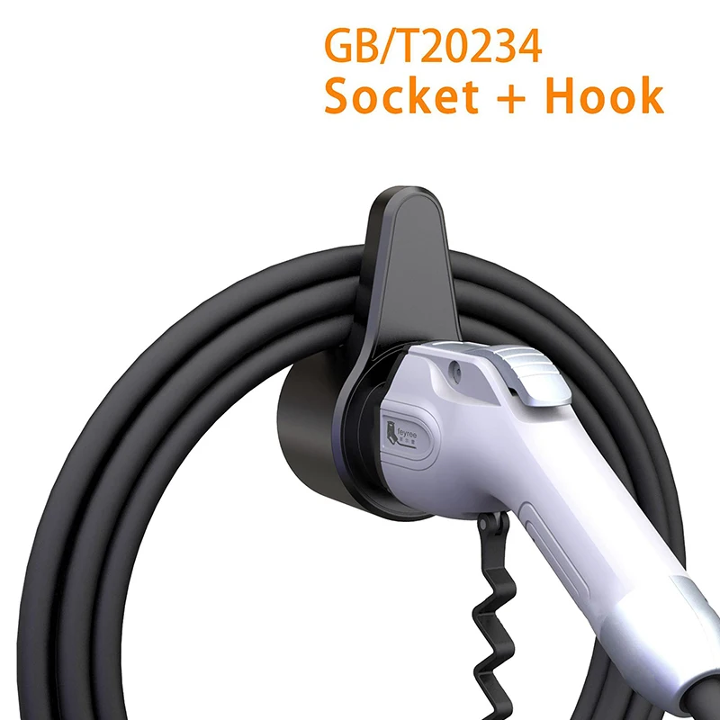 EV 충전기 플러그 홀더 Type2 Type1 GBT 홀스터 전기 자동차 자동차 충전 플러그 EV 충전기 스탠드 자동차 액세서리