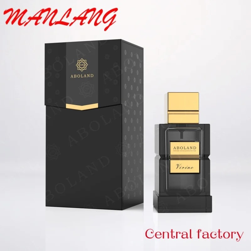 Caixa De Perfume Preto De Luxo, Frasco De Perfume Vazio, Embalagem De Parfum Exclusivo, Personalizar, Novo Design